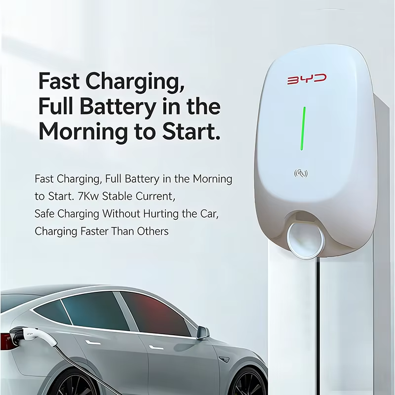 7KW Wall‑Mounted AC EV Chargin - đánh giá và giá Home Ev Charger