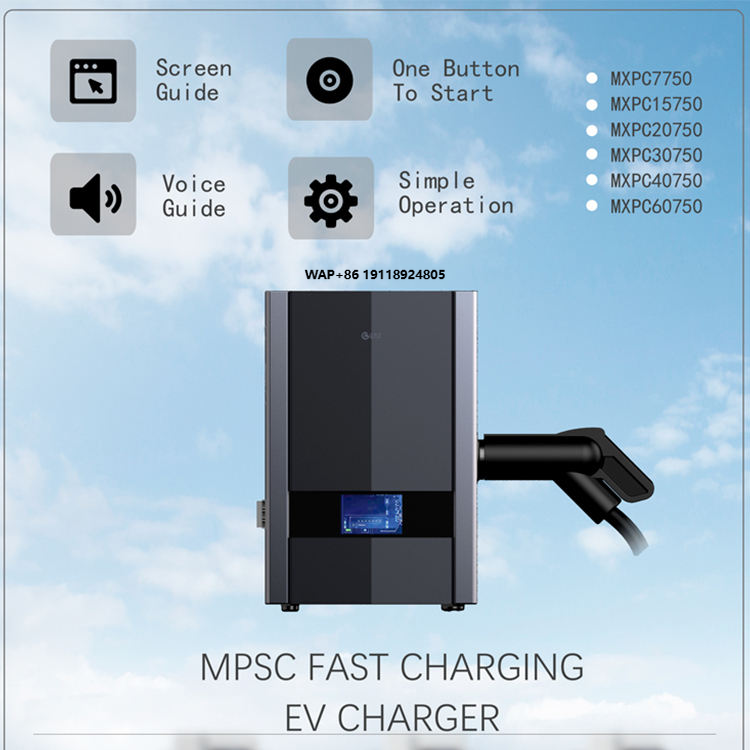 New 3 Phase 64A 40KW Smart DC  - đánh giá và giá Wallbox Ev