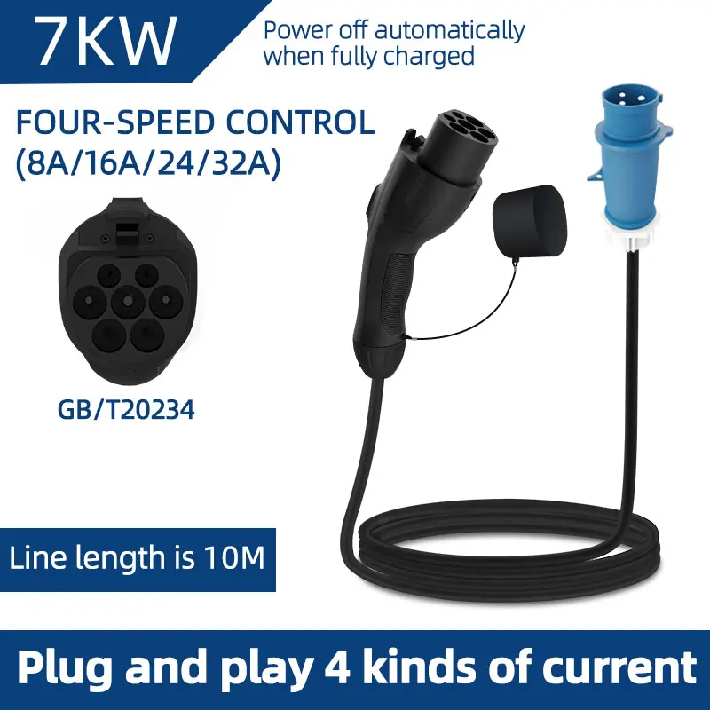 7KW 32A Electric Vehicle EV Po - đánh giá và giá Ev Charger Adapter