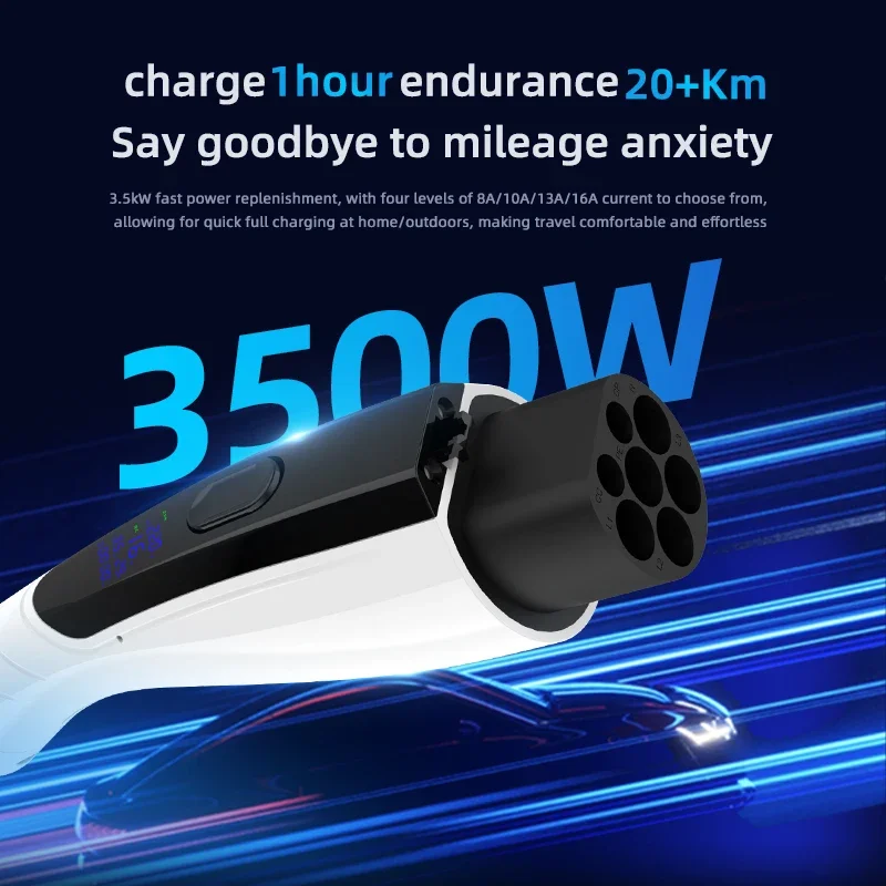 NEW 3.5KW 16A GB/T20234 EV Por - đánh giá và giá Ev Charger Adapter