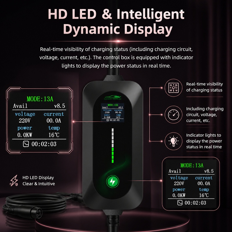 ROMADA 3.5KW Eletric Vehicle C - đánh giá và giá Portable Ev Charger